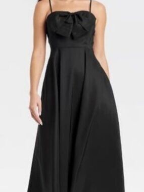 A New Day Bow Front Midi Dress Size 14